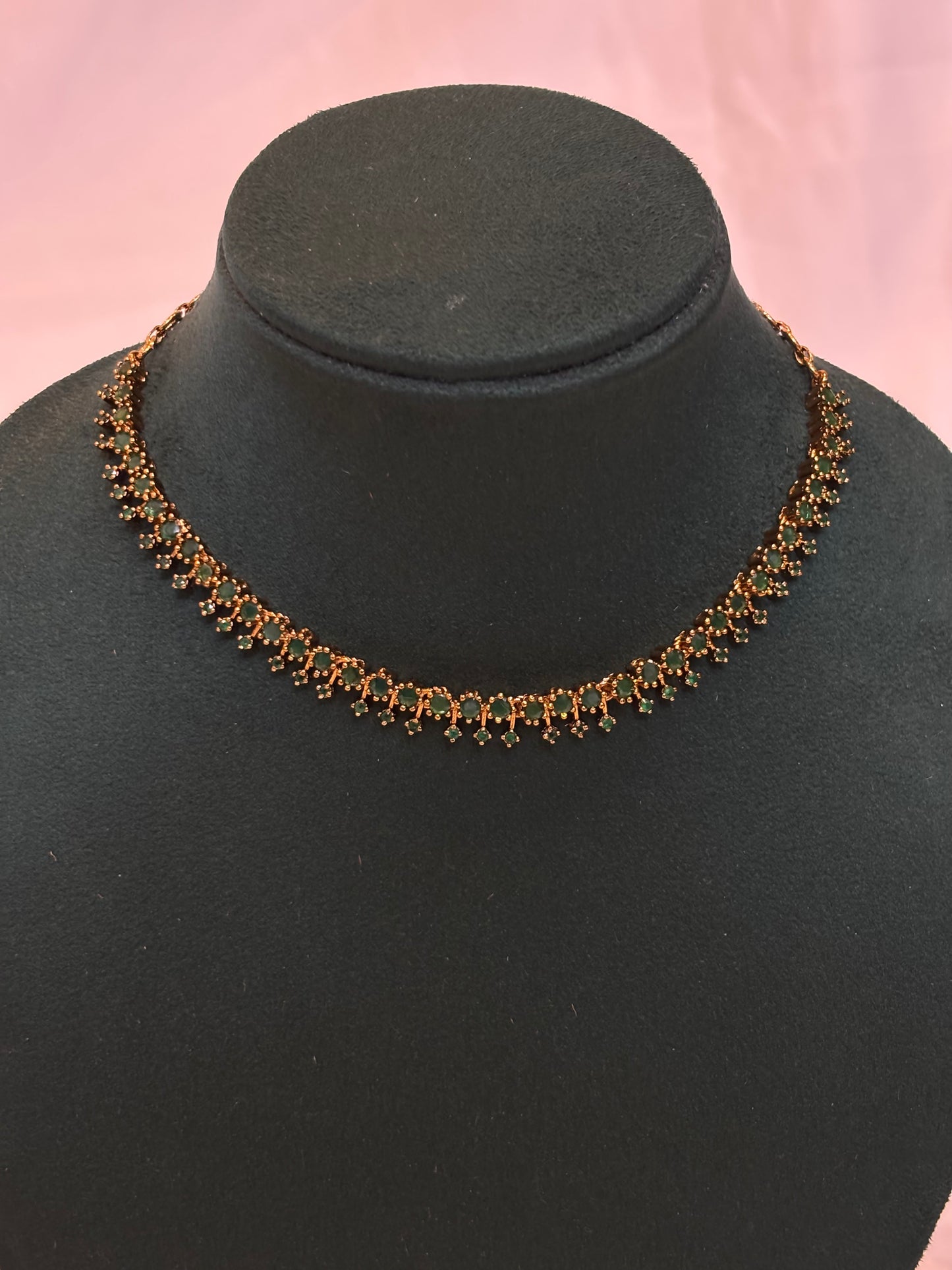 Green Kemp Choker Necklace