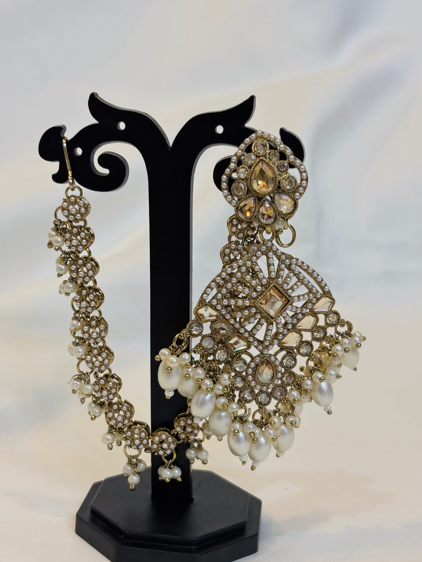 Pearl Drop Kundan Bridal Set-BR3