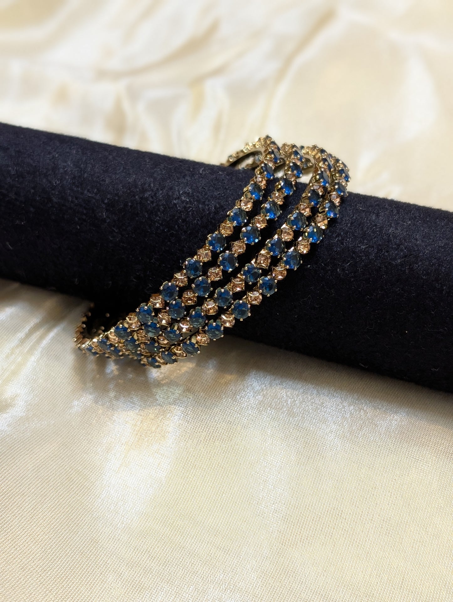 Midnight Sapphire Bangles - B006(3)