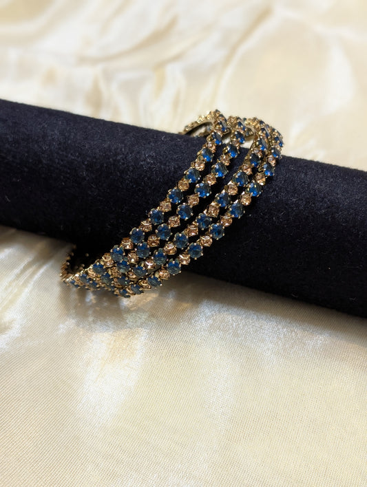 Midnight Sapphire Bangles - B006(3)