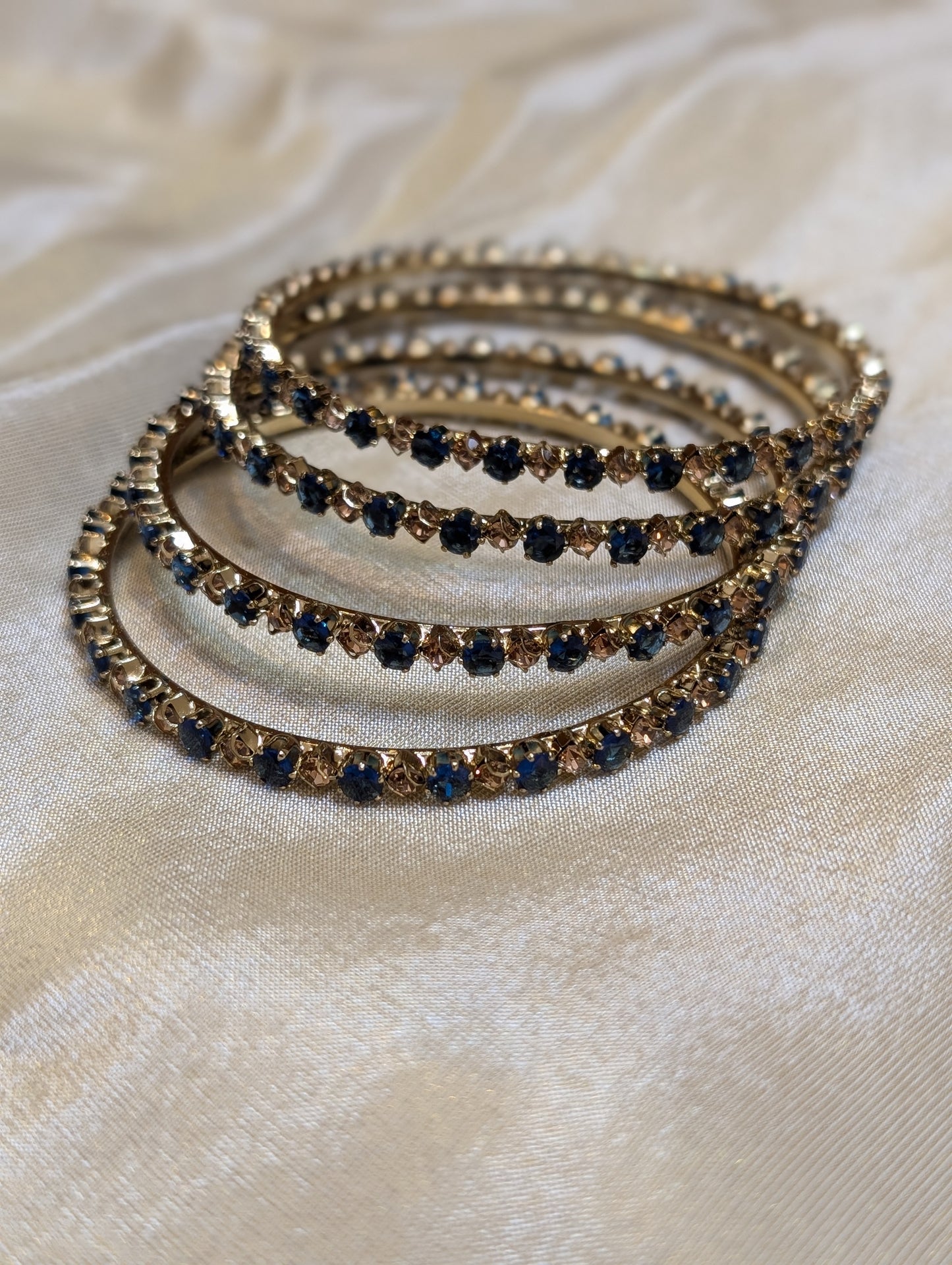 Midnight Sapphire Bangles - B006(3)