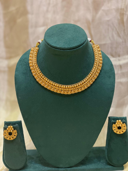 Temple Coin Choker Set-CH002