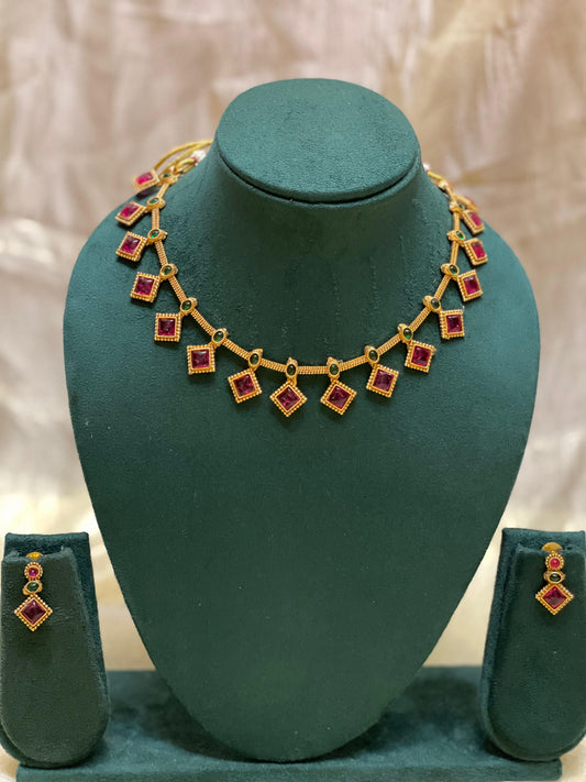 Emerald Ruby Harmony Set-N015(03)