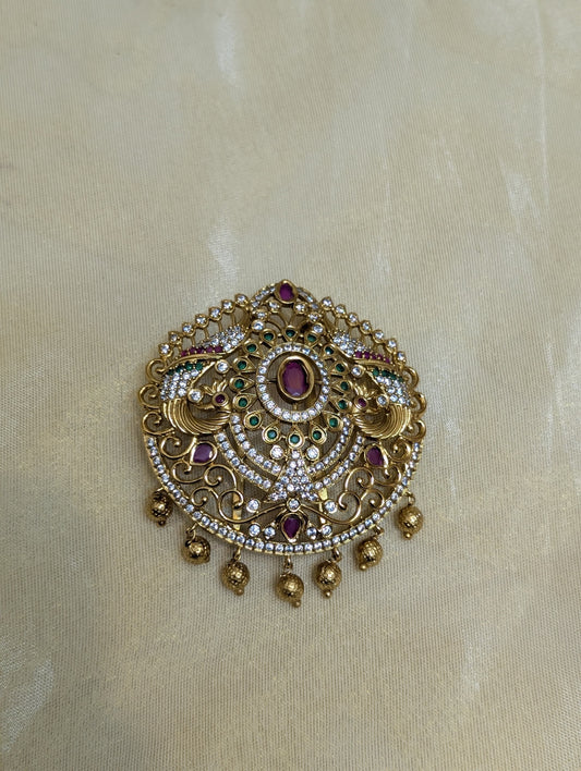 Royal Radiance Antique Hair Brooch -H004
