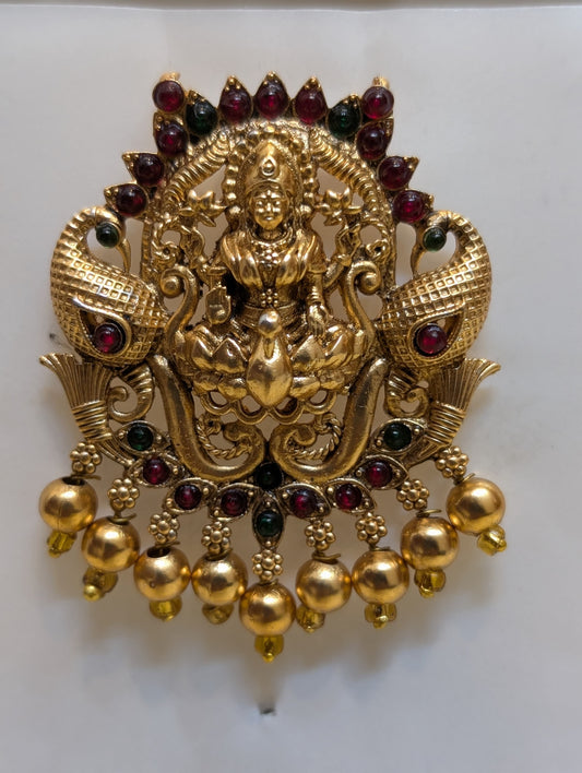 Goddess Lakshmi Hair Brooch-HOO5(02)