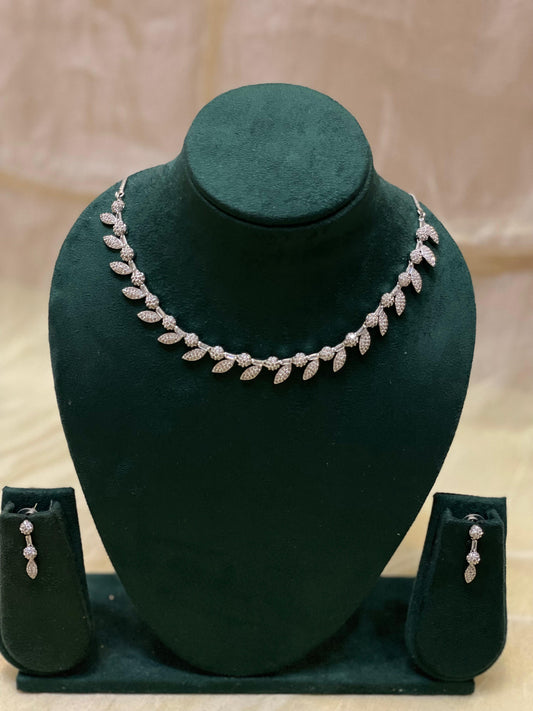 Diamond Leaf Whisper Set-AD14