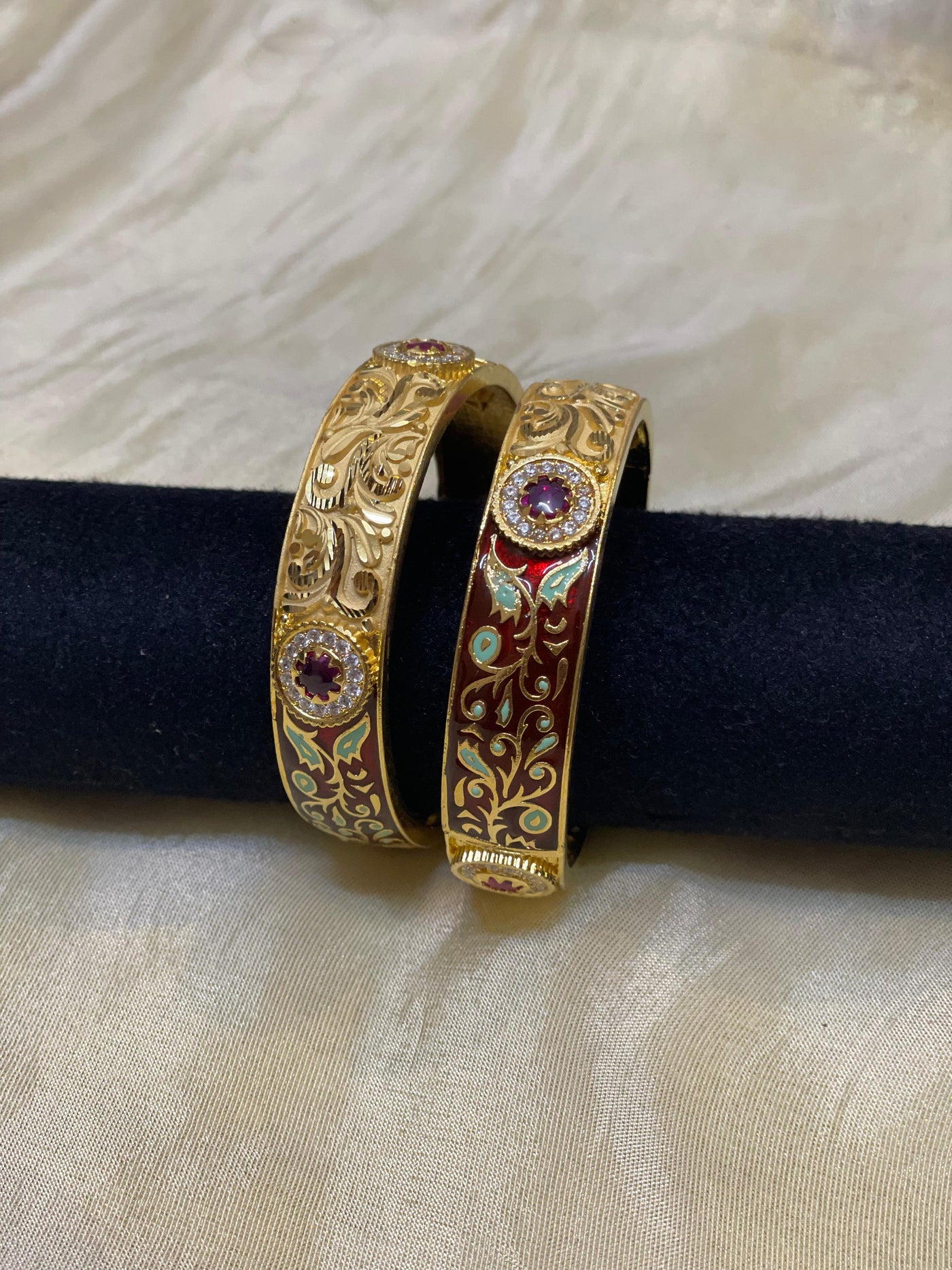 Royal Meenakari Heritage Bangles-B027