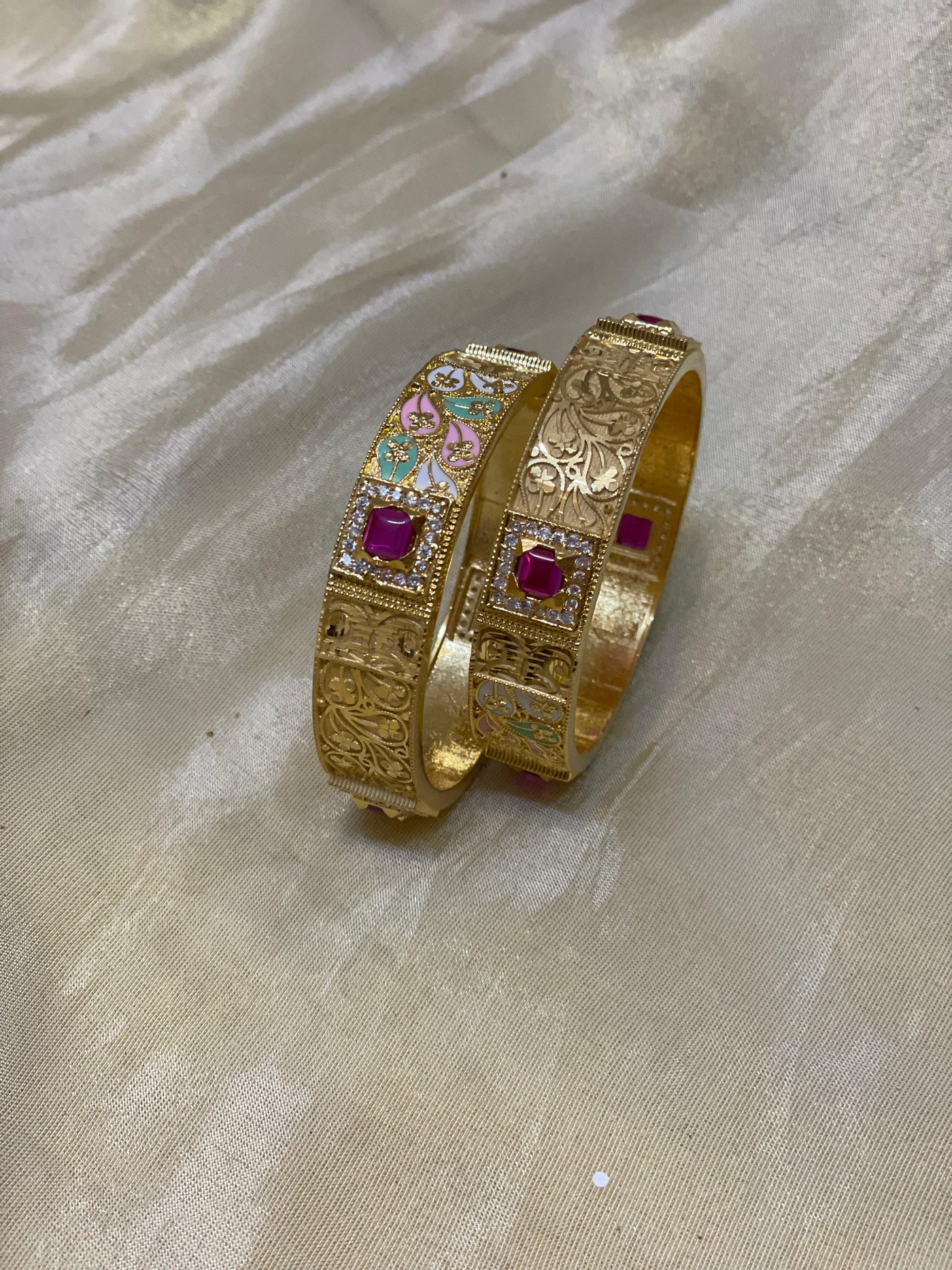 Regal Heritage Ruby Bangles-B028