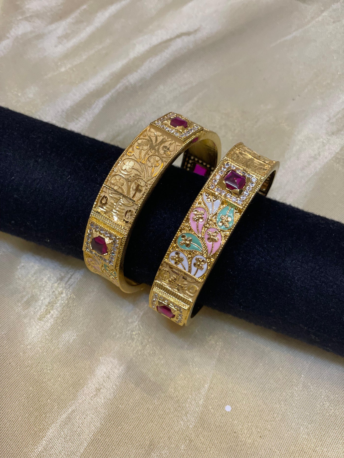 Regal Heritage Ruby Bangles-B028