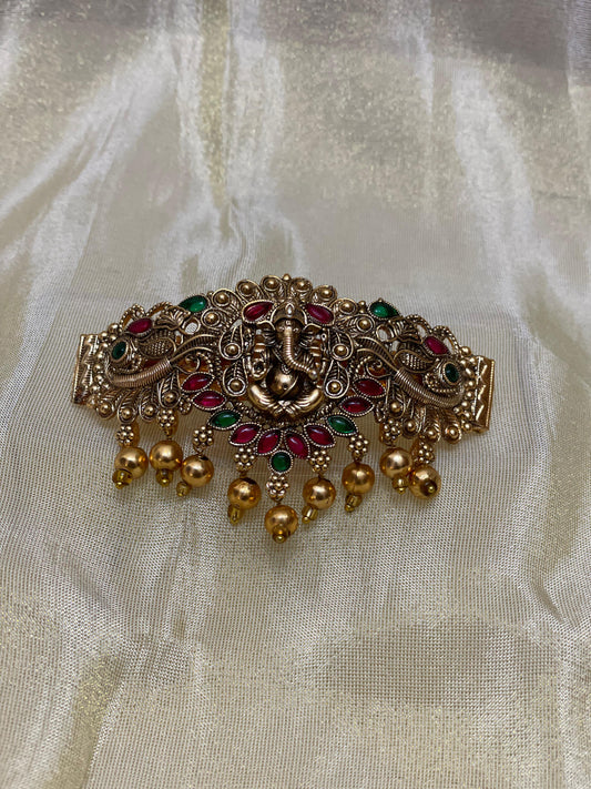 Temple-style hair clip-H010