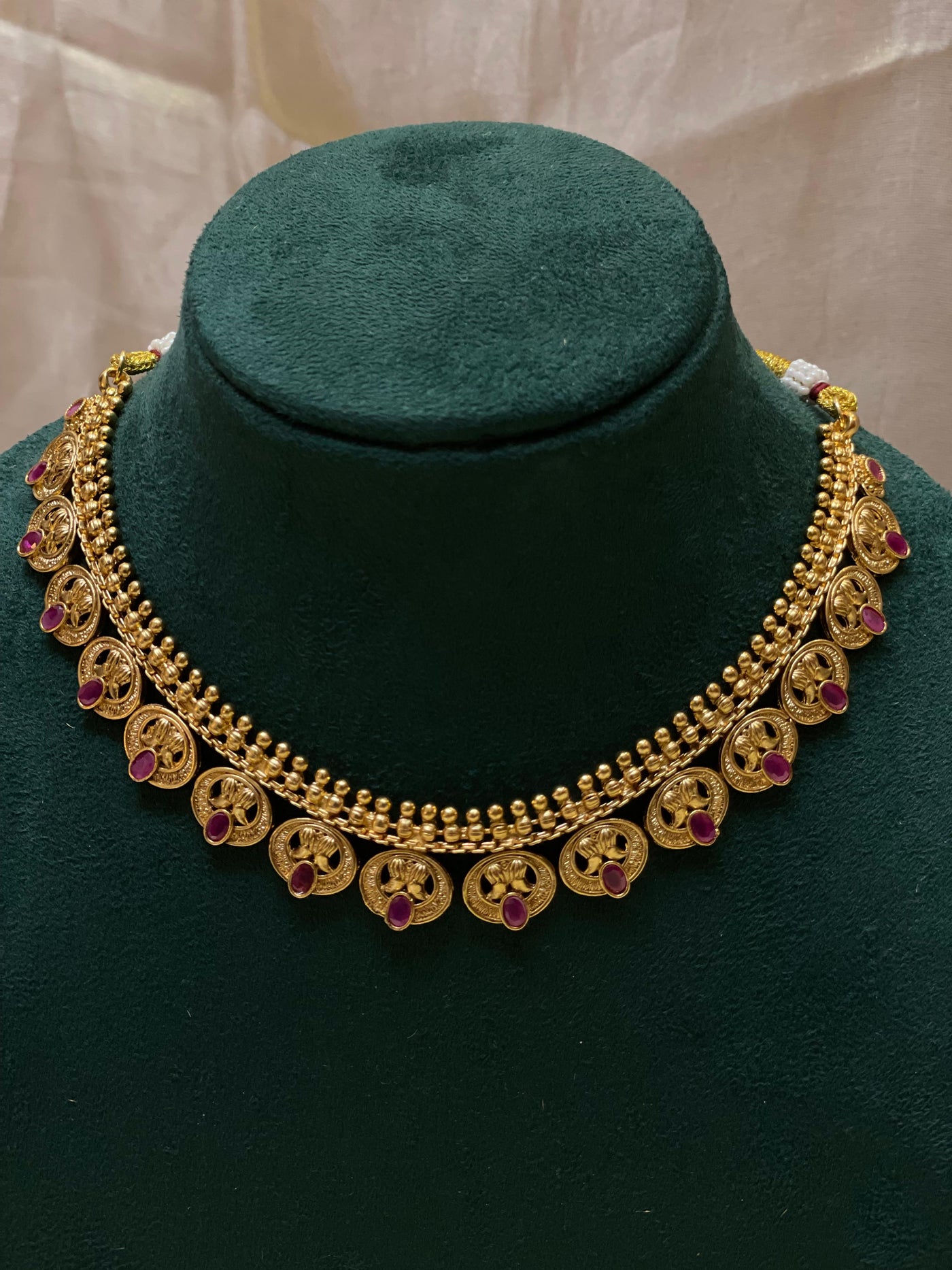 Antique Matte Gold Choker-CH020(03)