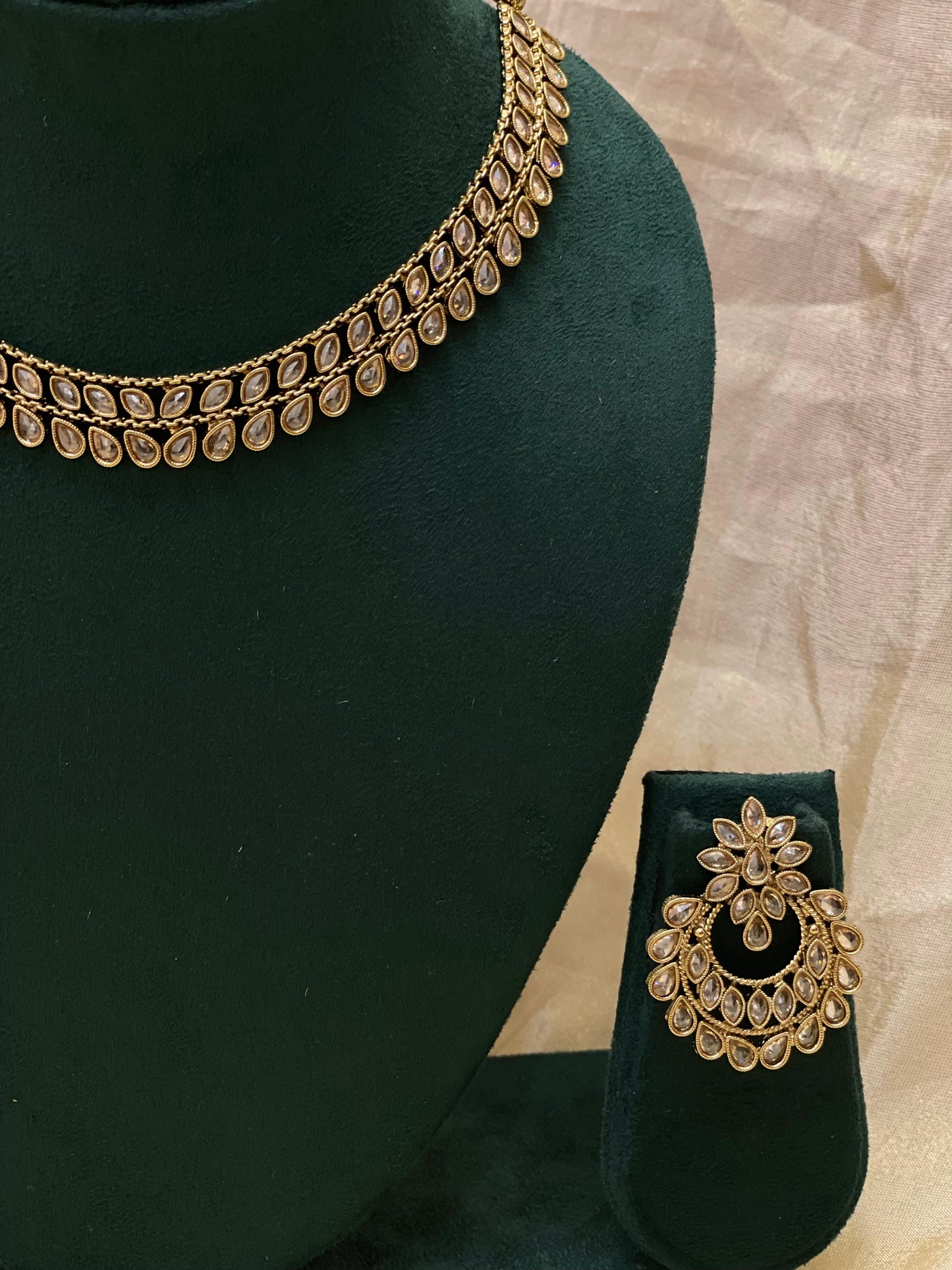 Kundan Polki Necklace-N025(02)