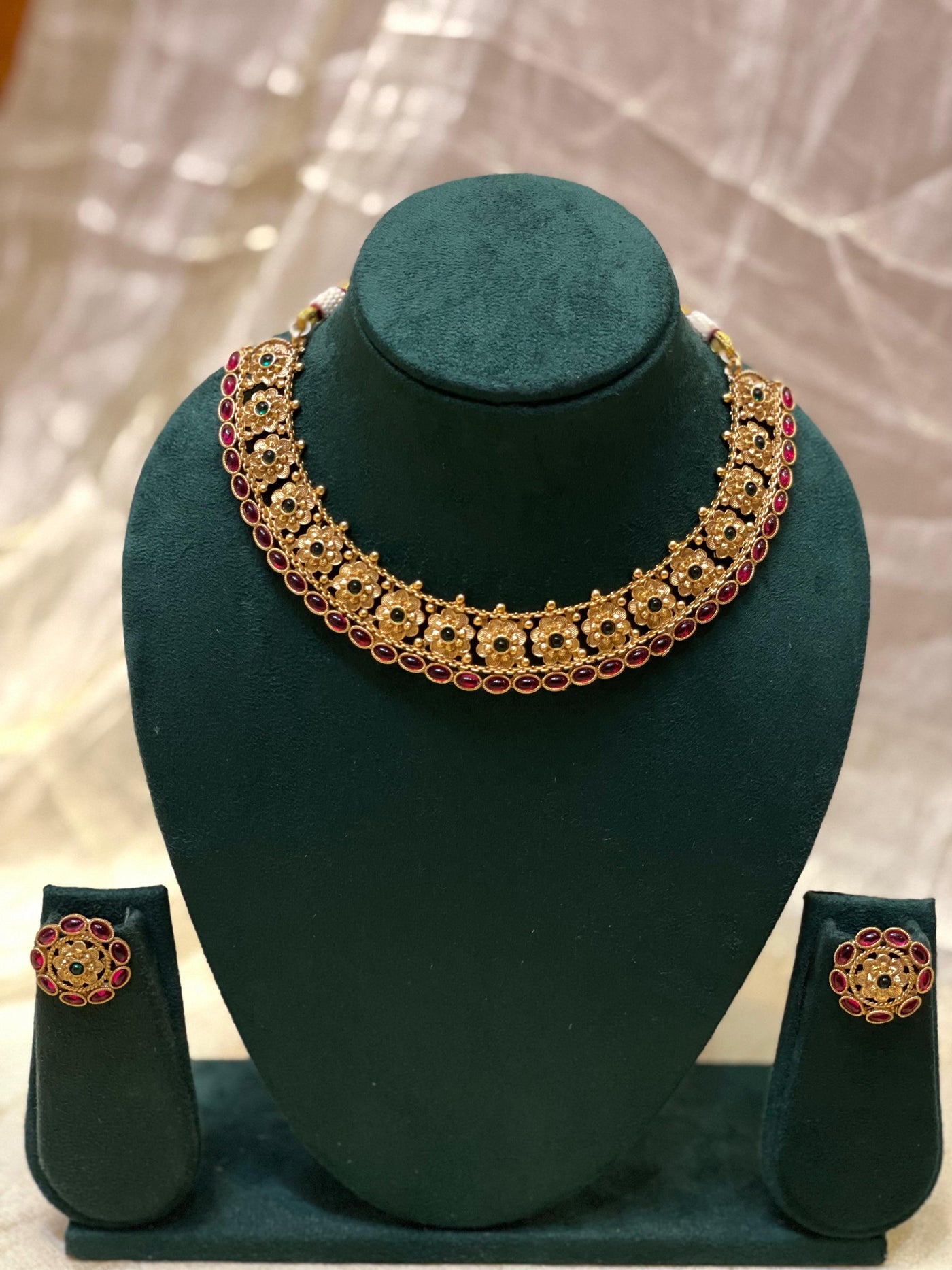 Antique Floral Choker -CH021(02)