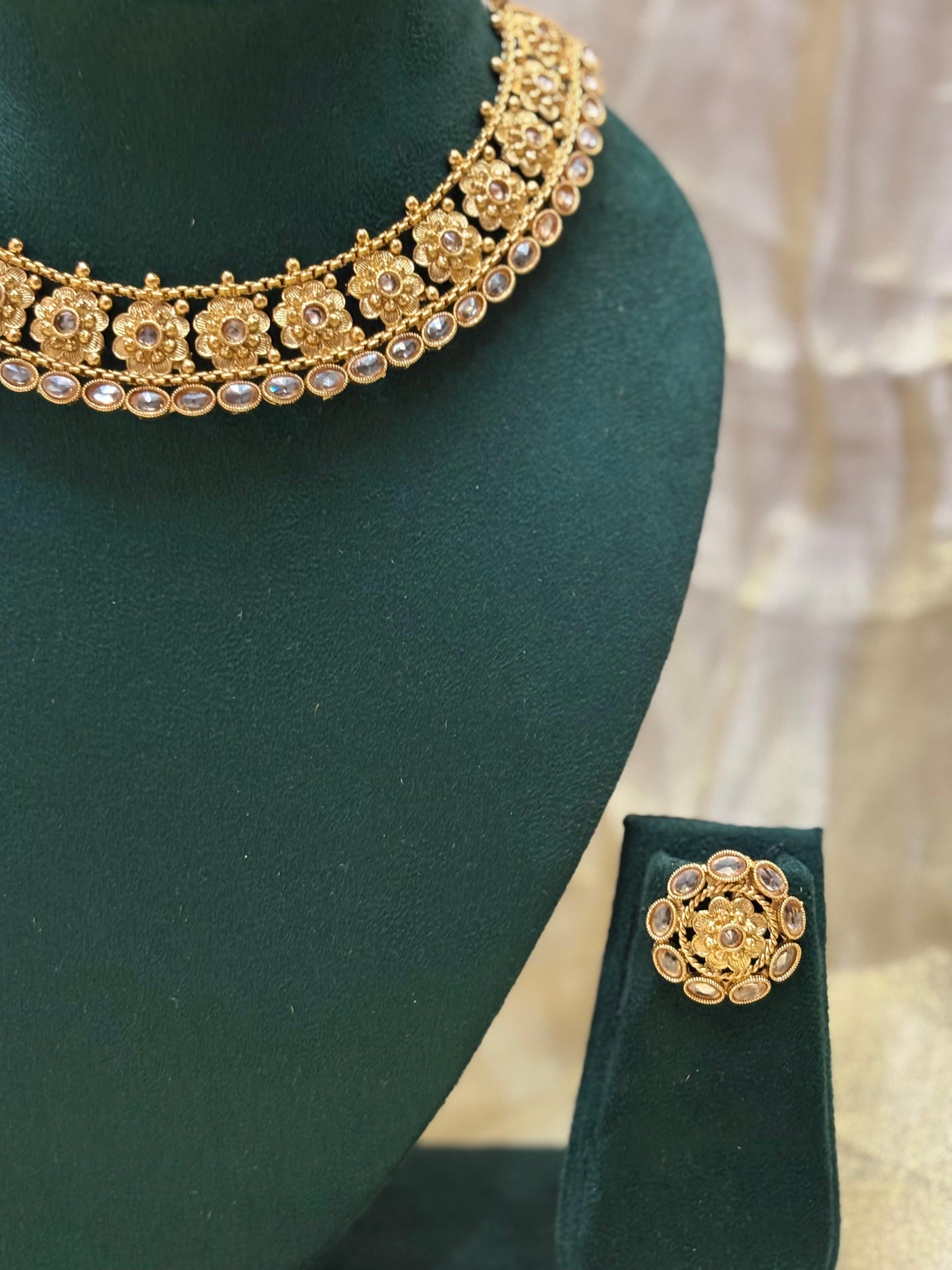 Traditional Kundan Choker Set-CH021(03)