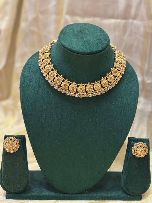 Traditional Kundan Choker Set-CH021(03)