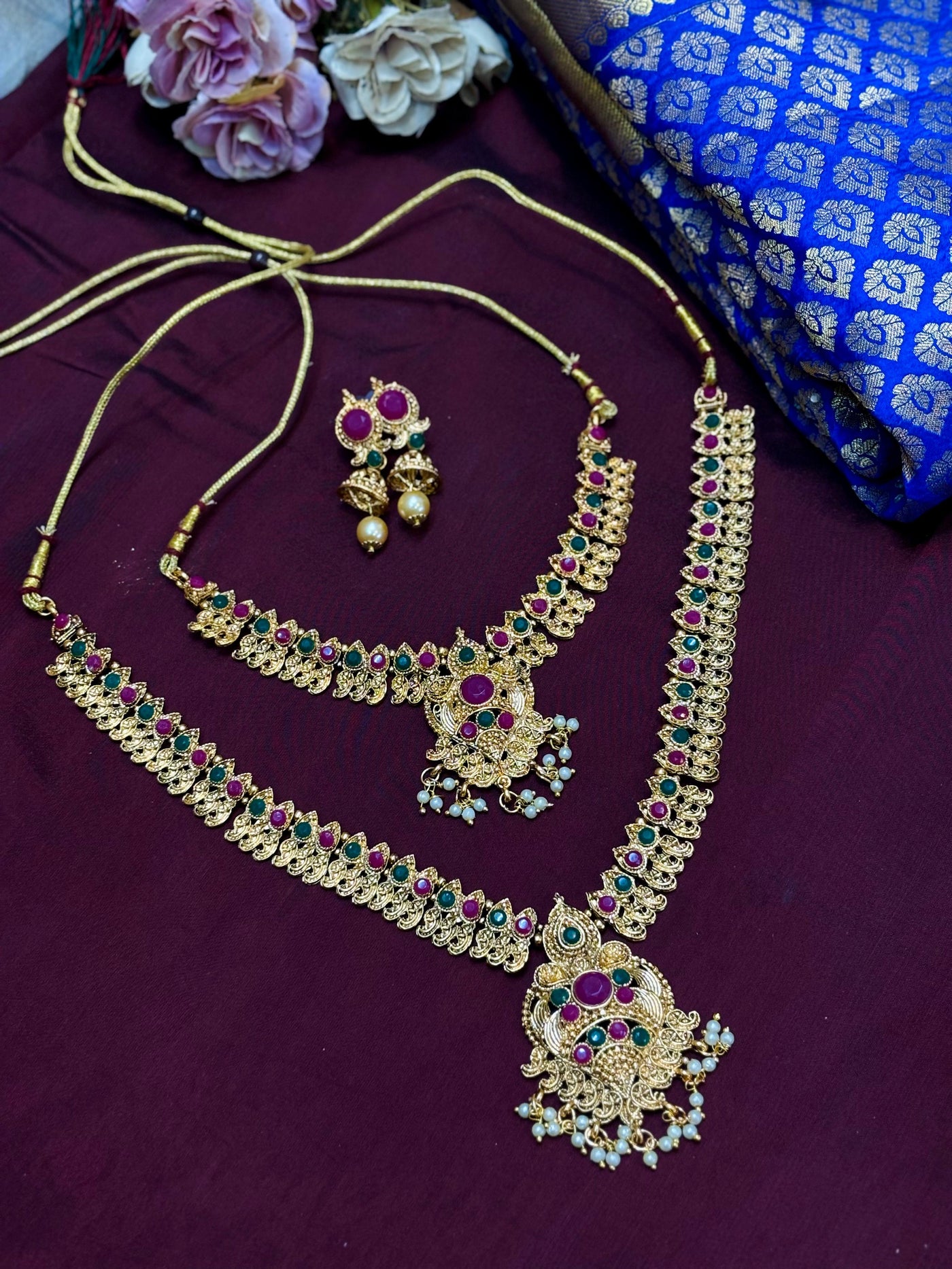 Temple Grace Bridal Necklace Set -BR009