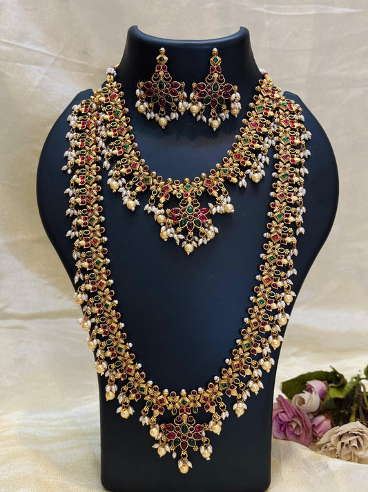 Regal Kundan Bridal Set-BR010