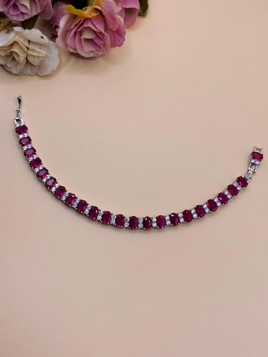 Kundan Bracelet with Pearl Detailing-B021